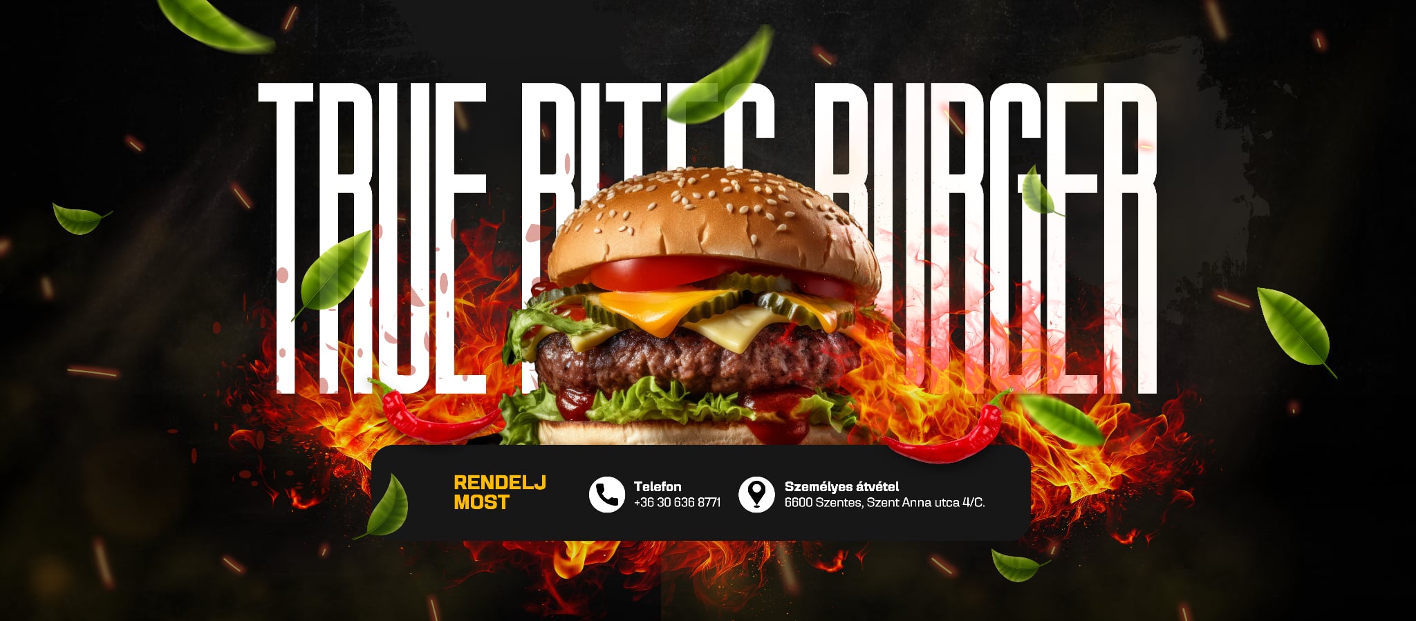 true bite burgers banner