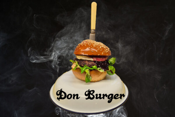 Don burger tálalva